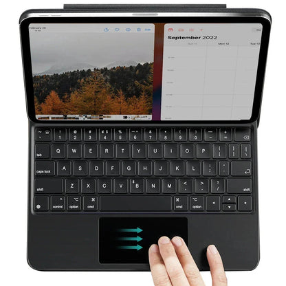 Housse avec clavier pour Apple iPad (2025) / (2022), ESR, Rebound New, Noire