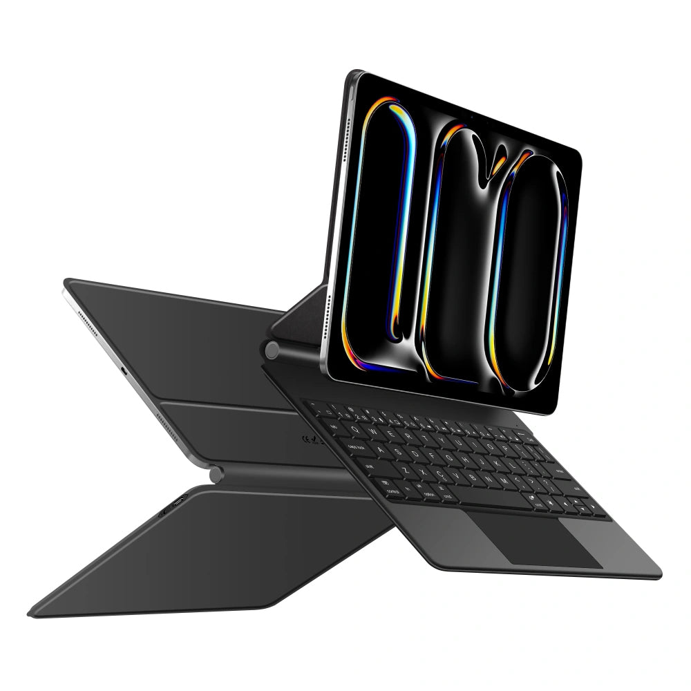 Étui avec clavier pour Apple iPad Pro 13 (2025) / (2024), Tech-Protect, SmartCase Magnétique, Noir