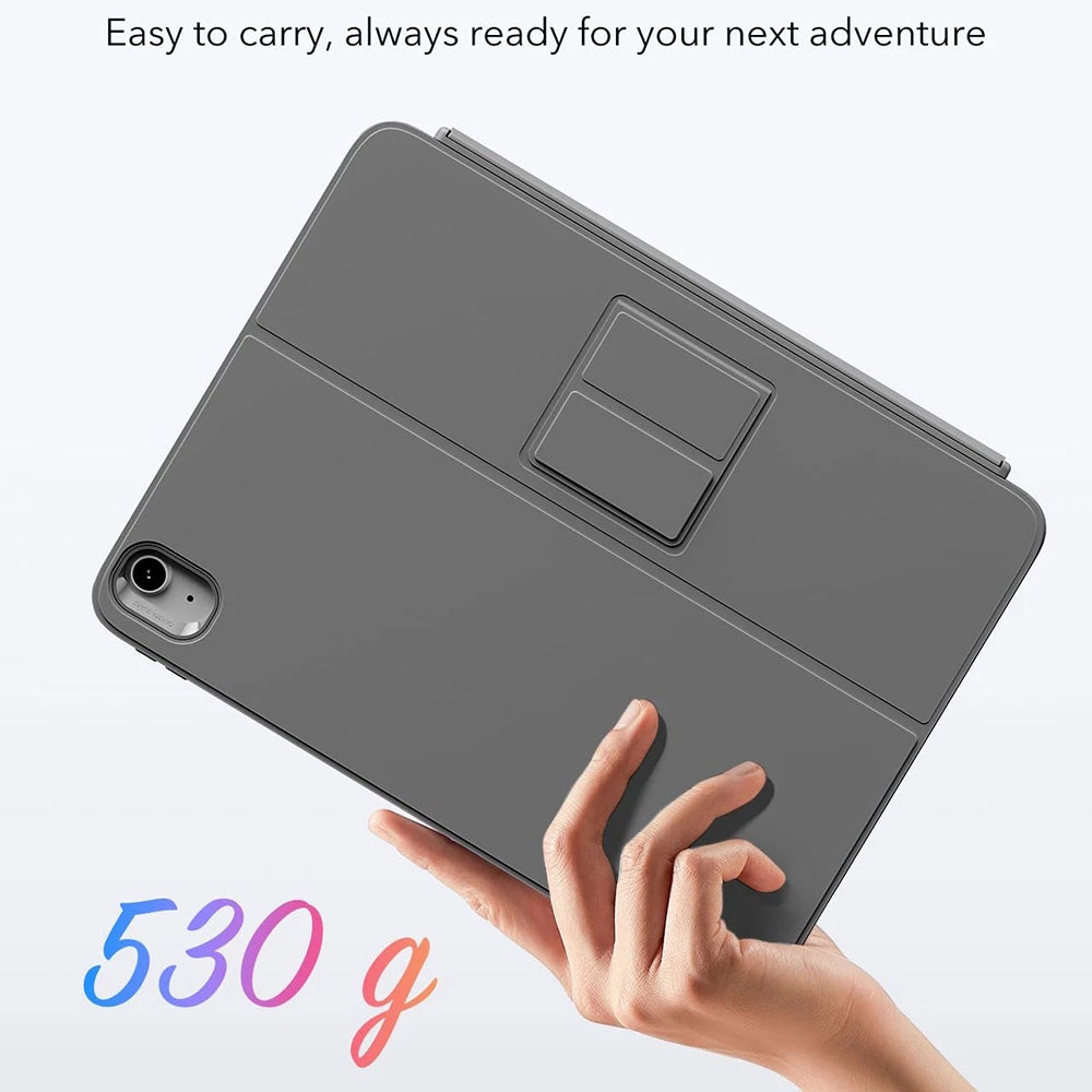Tastaturhülle für Apple iPad (2025) / (2022), ESR, Flex, Grau