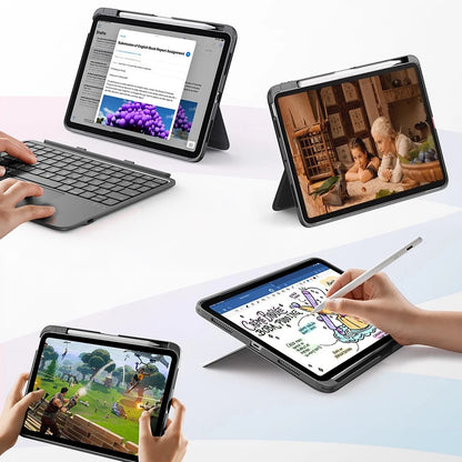 Tastaturhülle für Apple iPad (2025) / (2022), ESR, Flex, Grau