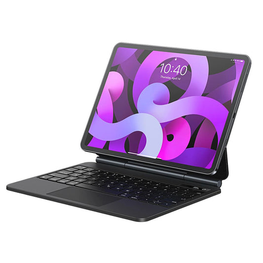 Custodia con Tastiera per Apple iPad Pro 12.9 (2022) / Pro 12.9 (2021) / Pro 12.9 (2020) / Pro 12.9 (2018), Baseus, Brilliance, Grigio