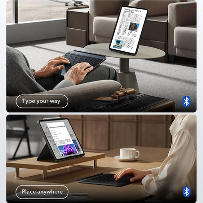 Tastaturhülle für Apple iPad Pro 13 (2024), ESR, Shift, Grau