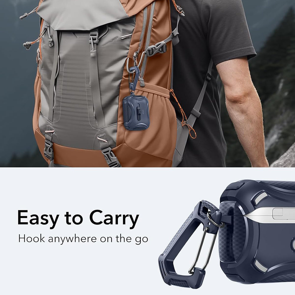 Custodia ESR Cyber per Apple AirPods Pro Series, Blu