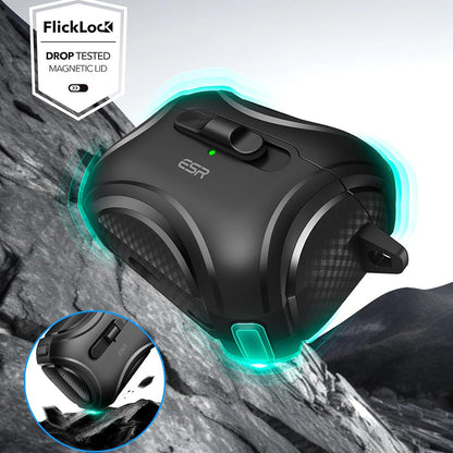 Custodia ESR Cyber per Apple AirPods Pro Series, Nera