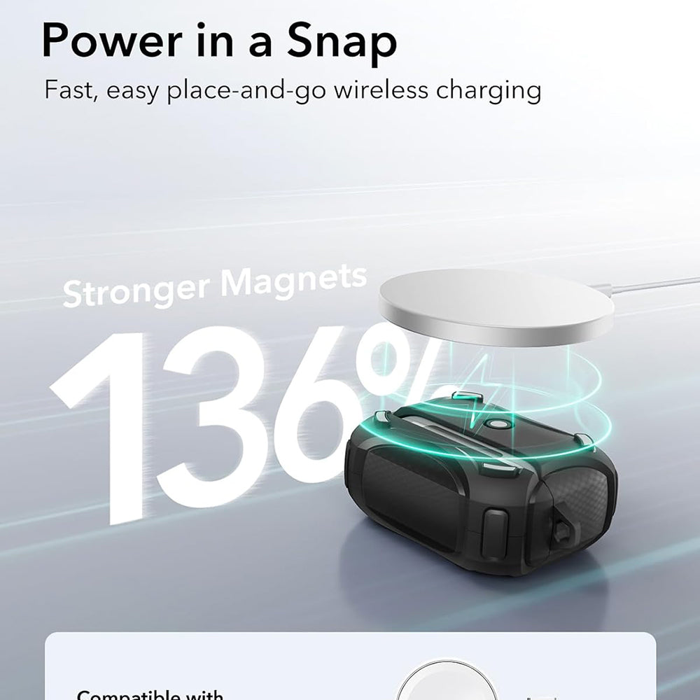 Custodia ESR Cyber per Apple AirPods Pro Series, Nera