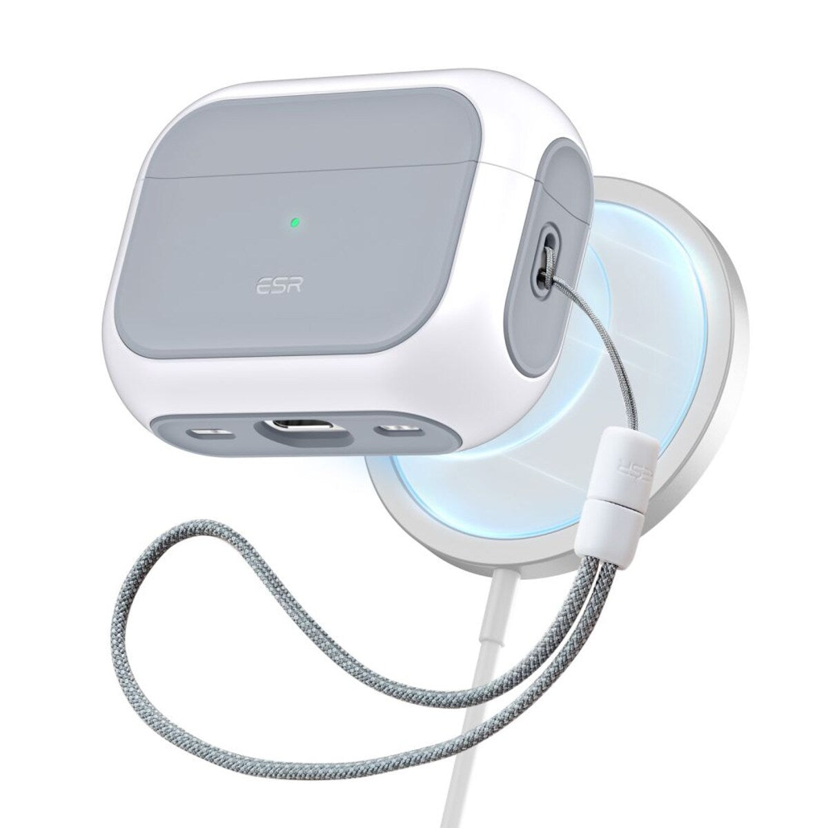 Custodia ESR Orbit Hybrid per Apple Airpods Pro 3, Bianca