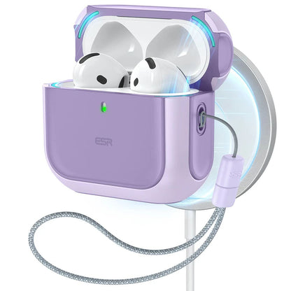 Custodia ESR Orbit Hybrid per Apple AirPods 4, Viola