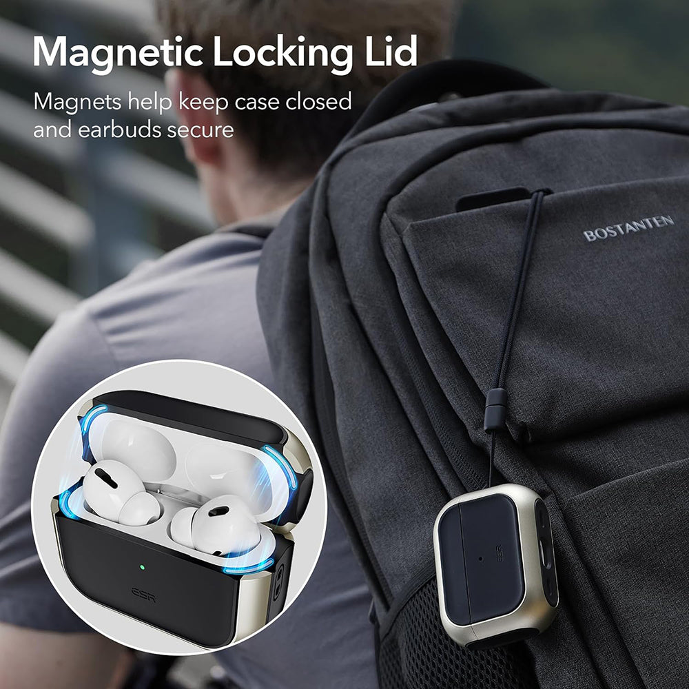 Custodia ESR Orbit Hybrid per Apple AirPods 4, Viola