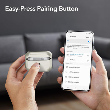 Custodia ESR Orbit Hybrid per Apple AirPods 4, Viola