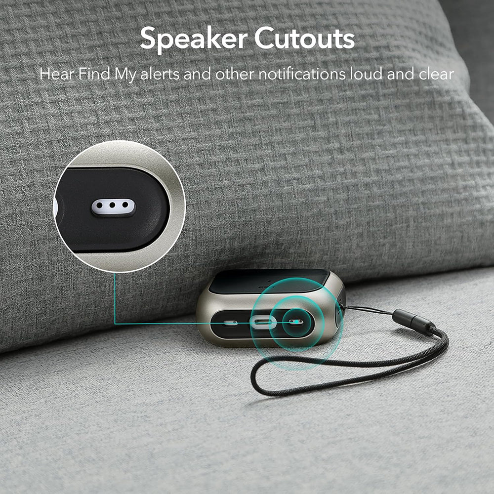 Custodia ESR Orbit Hybrid per Apple AirPods 4, Nera
