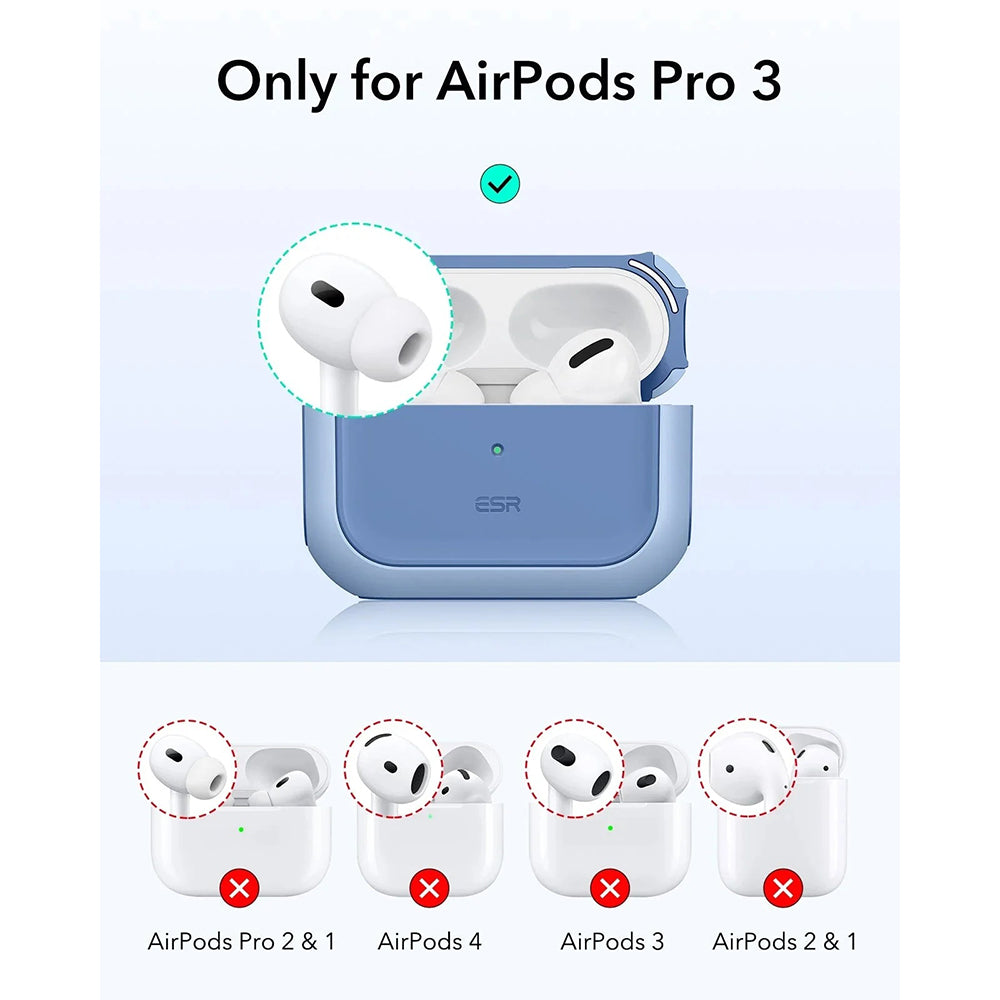 ESR Orbit Hybrid Case for Apple AirPods Pro 3, Blue