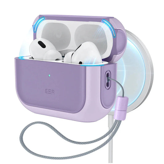 Housse ESR Orbit Hybrid pour Apple AirPods Pro 3, Mauve