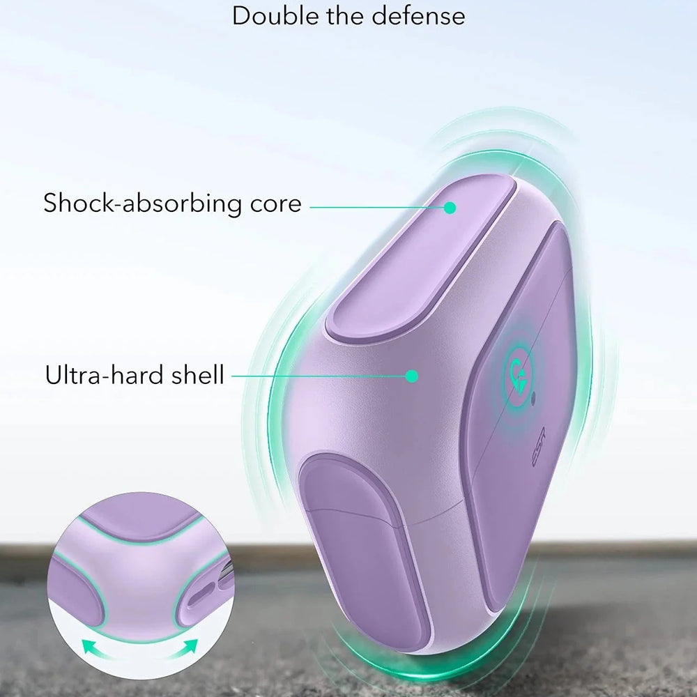 Custodia ESR Orbit Hybrid per Apple AirPods Pro 3, Viola