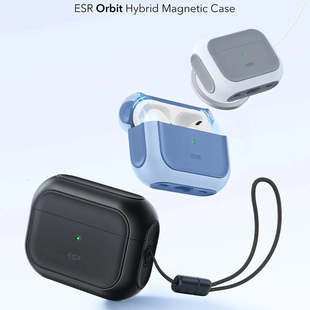 Custodia ESR Orbit Hybrid per Apple AirPods Pro 3, Nera