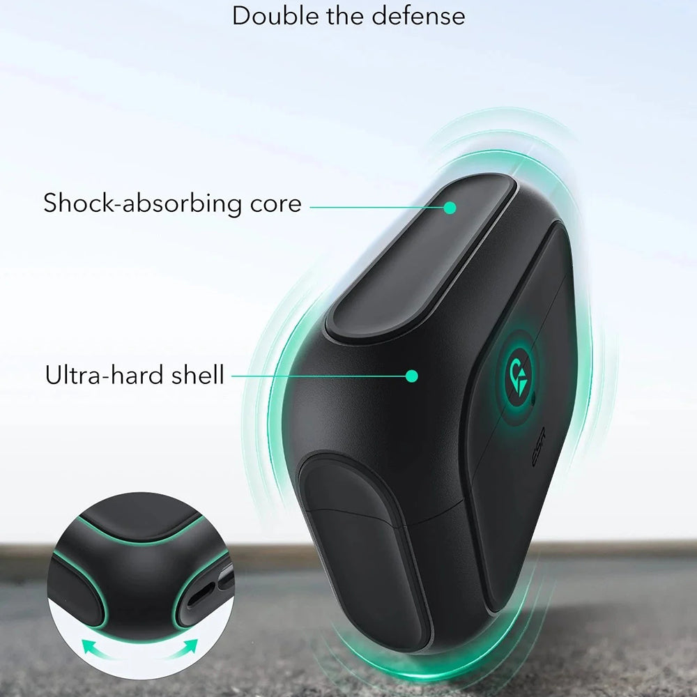 Custodia ESR Orbit Hybrid per Apple AirPods Pro 3, Nera