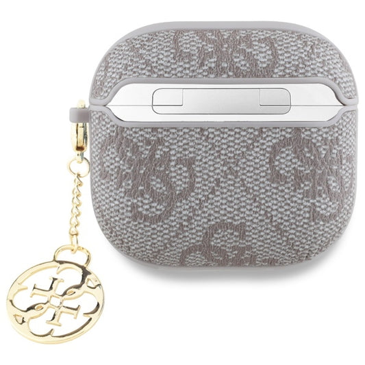 Étui Guess 4G Charm pour Apple AirPods 4, Rose