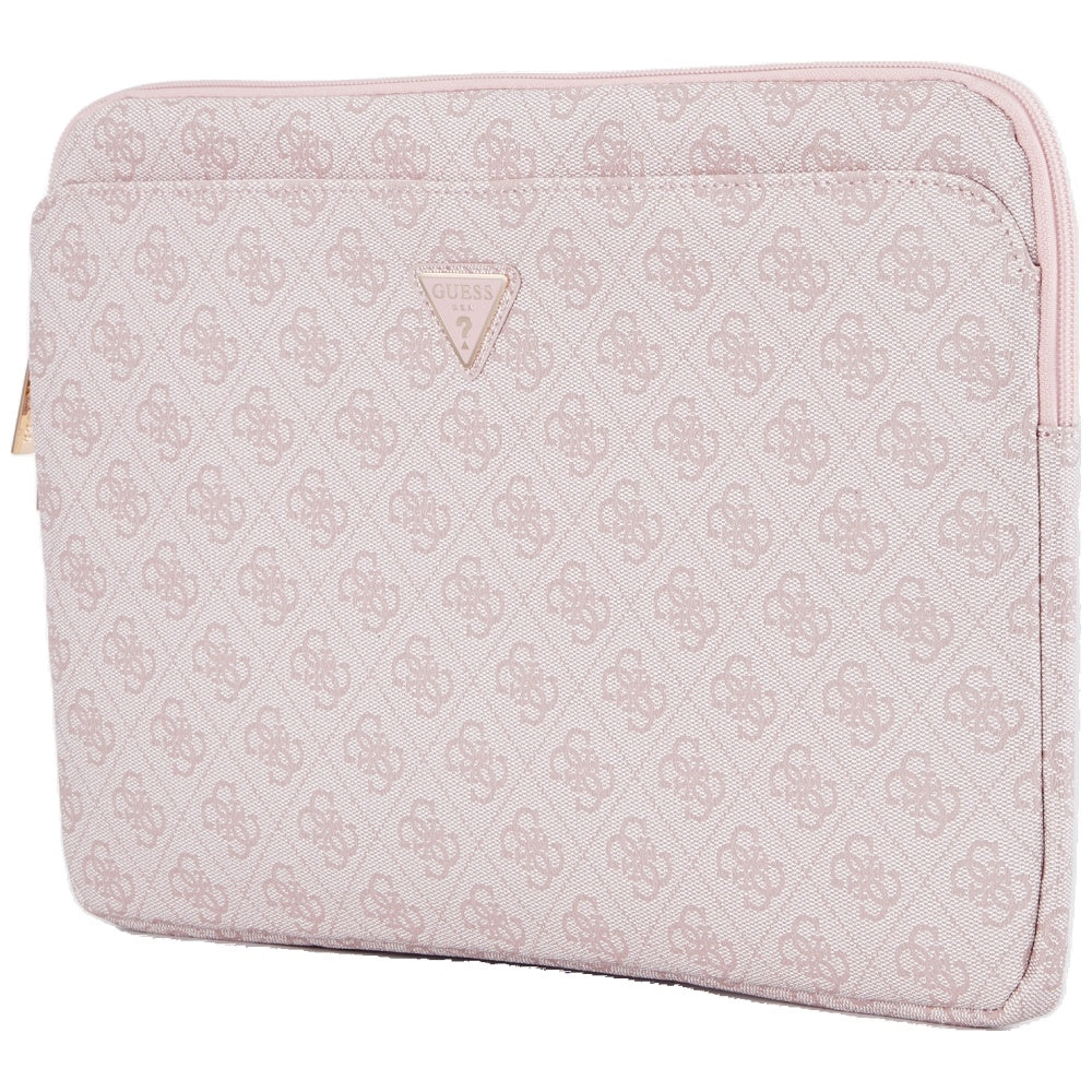 Custodia Guess 4G Triangle Logo per Laptop 14 pollici, Rosa