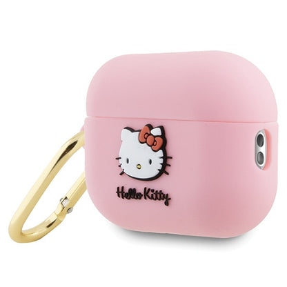 Hello Kitty 3D Kitty Head Hülle für Apple AirPods Pro 2, Rosa