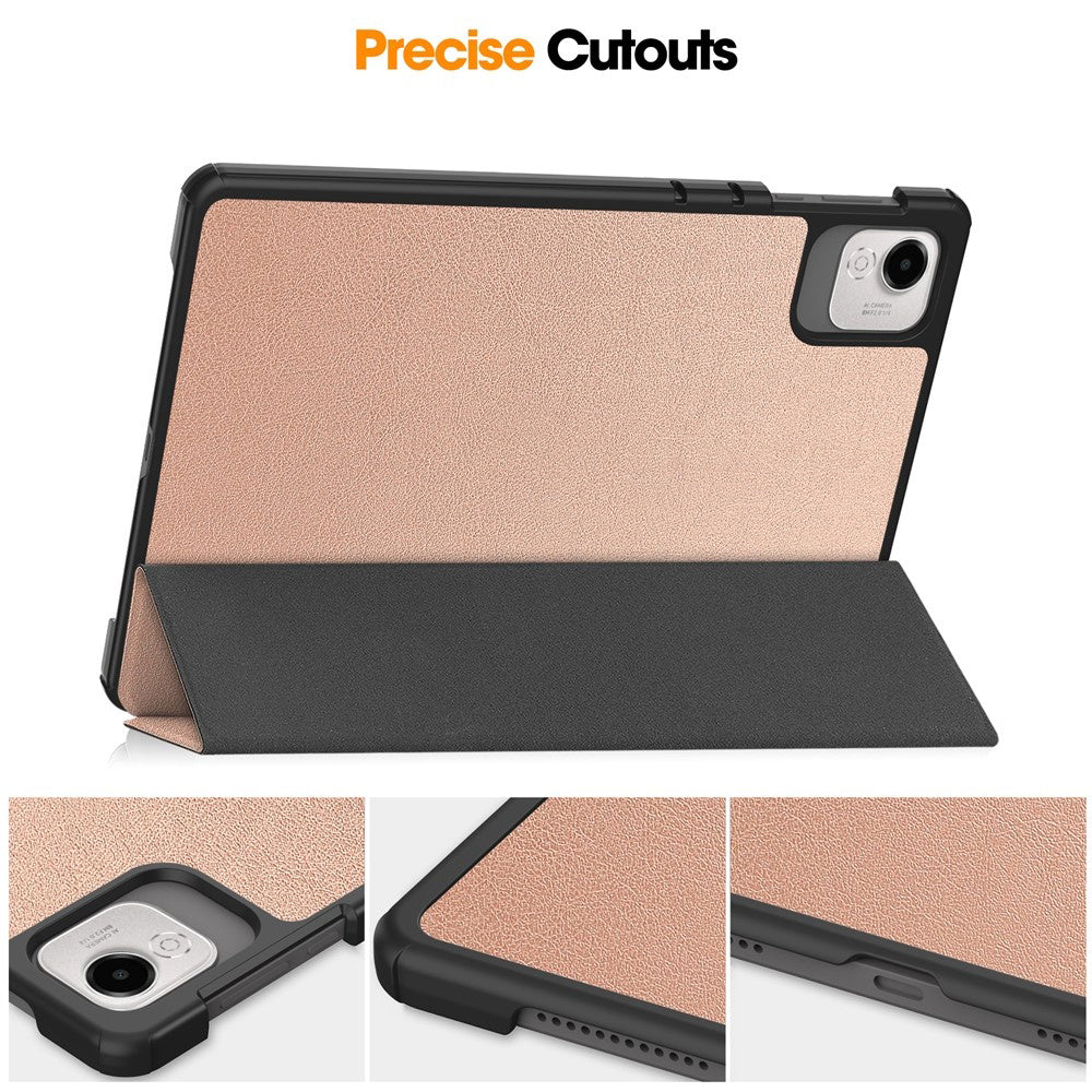 Étui pour Honor Pad X9a / X9 / X8 Pro, Techsuit, FoldPro, Rose Doré