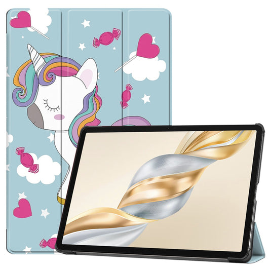 Hülle für Honor Pad X9a / X9 / X8 Pro, Techsuit, FoldPro Unicorn, Mehrfarbig