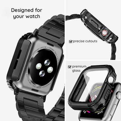 Coque Lito Armor 360 pour Apple Watch 42mm Series, Bleue