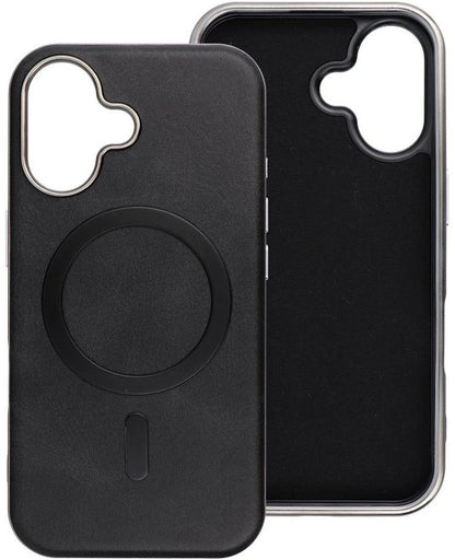 Custodia MagSafe per Apple iPhone 16 Pro, OEM, Gentleman Mag, Nera