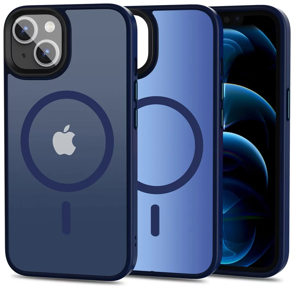 MagSafe Hülle für Apple iPhone 13, Tech-Protect, Magmat, Marineblau
