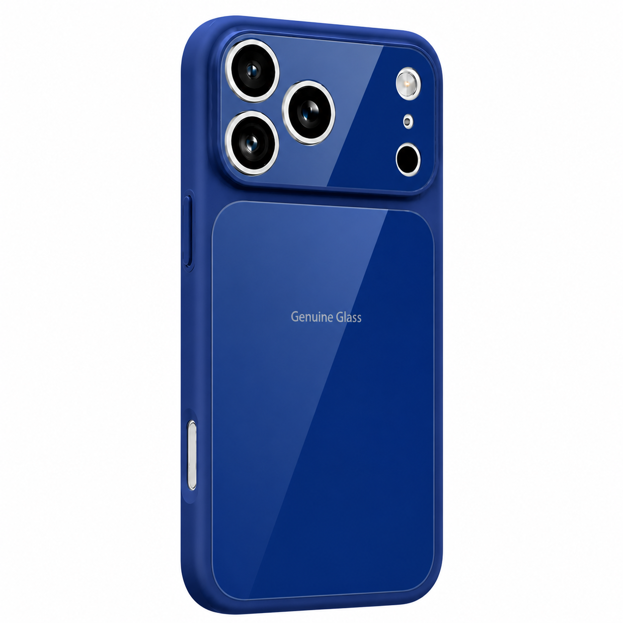 Coque MagSafe pour Apple iPhone 17 Pro Max, OEM, Verre Authentique, Bleue