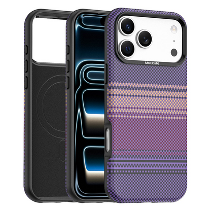 Custodia MagSafe per Apple iPhone 17 Pro, OEM, Gradient Rainbow, Viola