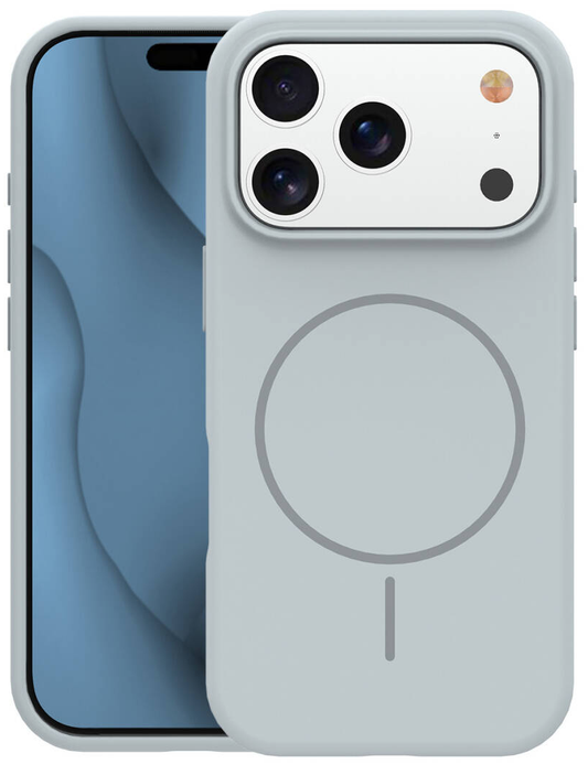 Coque MagSafe pour Apple iPhone 17 Pro, OEM, Silicone Thin, Gris