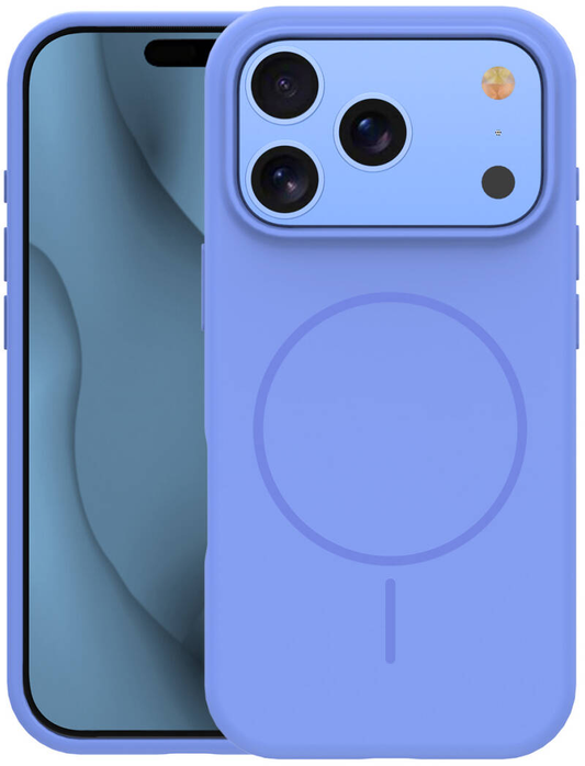 Coque MagSafe pour Apple iPhone 18 Pro Max / 17 Pro Max, OEM, Silicone Thin, Bleue
