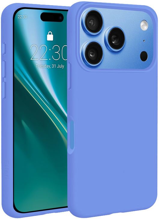 Coque MagSafe pour Apple iPhone 18 Pro Max / 17 Pro Max, Etteri, Silicone Mag, Bleue