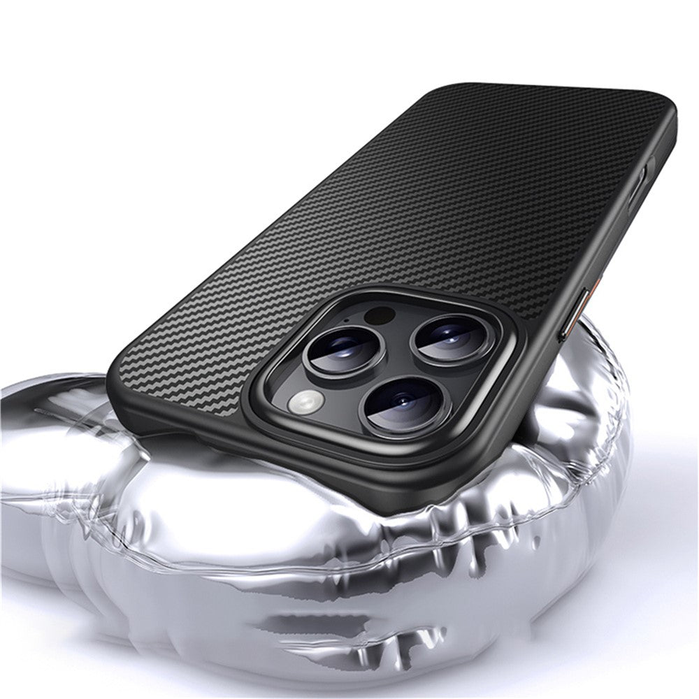 Coque MagSafe pour Apple iPhone 16 Pro Max, OEM, Carbone, Noire