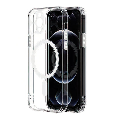 Custodia MagSafe per Apple iPhone 16 Pro, OEM, Clear con Protezione per la Fotocamera, Trasparente