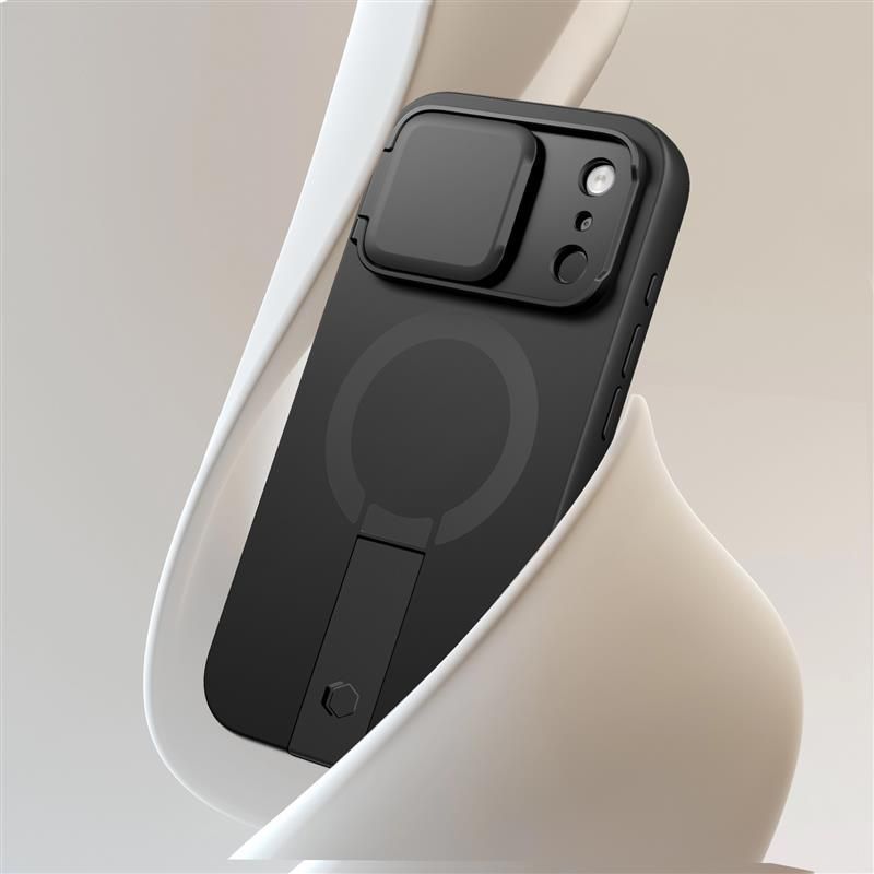 Étui MagSafe pour Apple iPhone 17 Pro, Tech-Protect, Kevlar Aura, Noir