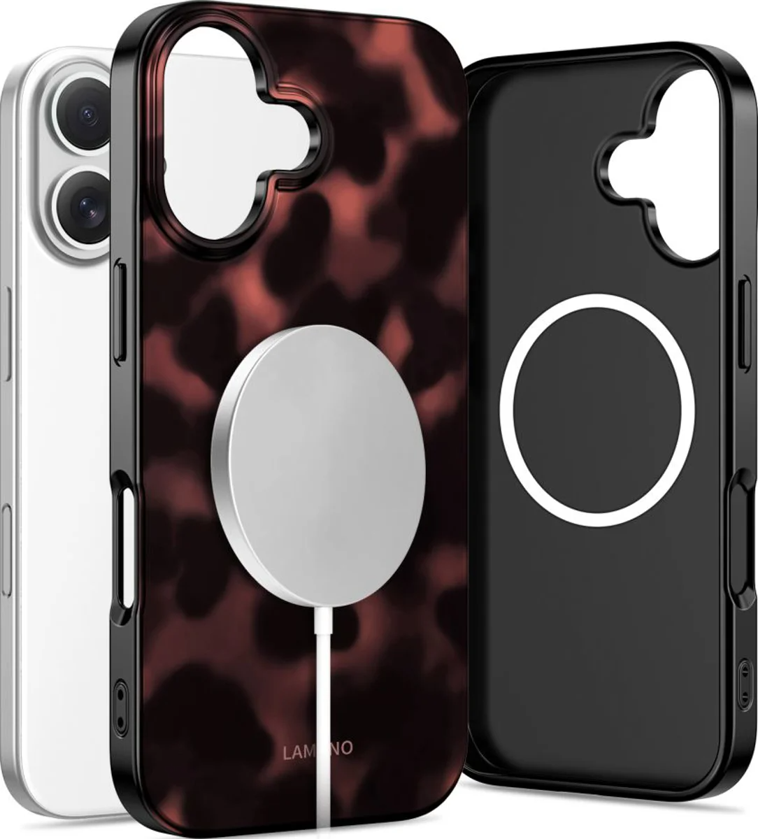 MagSafe Hülle für Apple iPhone 17, Tech-Protect, Lamano Panther, Schwarz