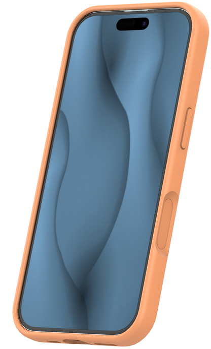 Coque MagSafe pour Apple iPhone 17, OEM, Silicone Thin, Orange