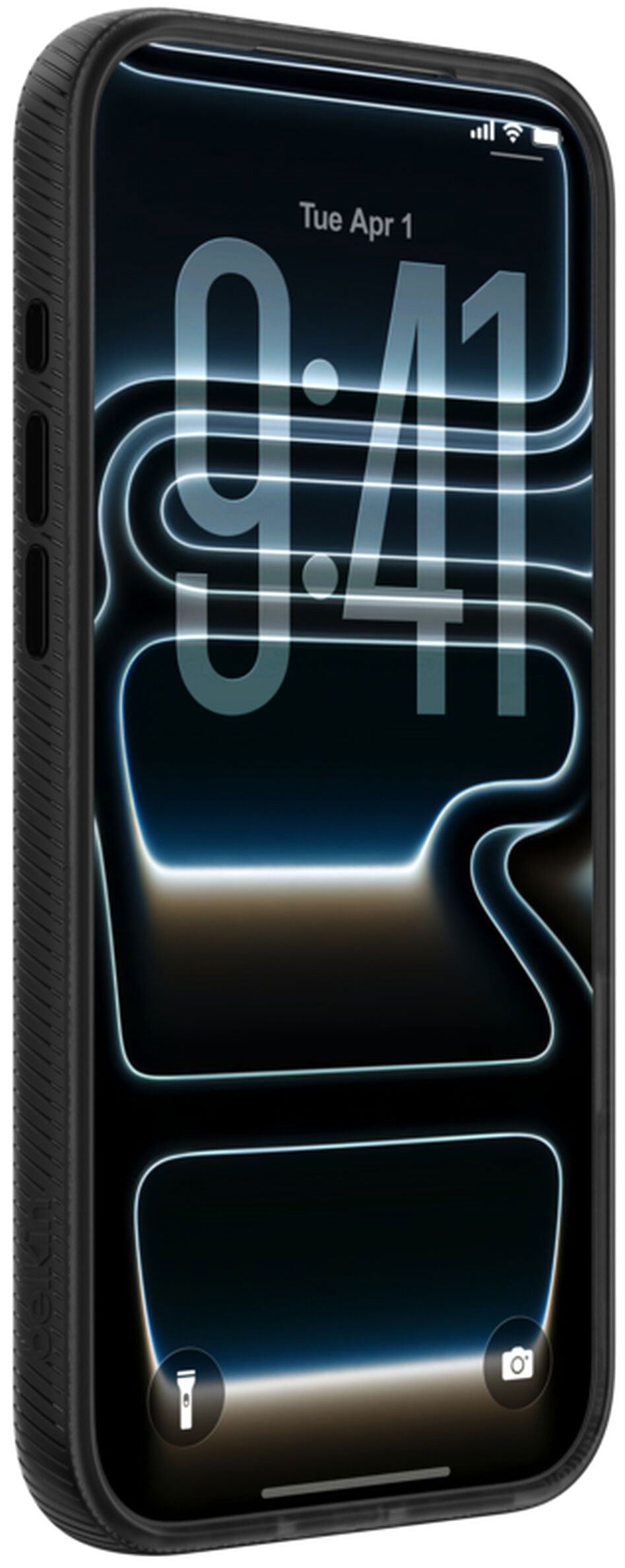 Custodia MagSafe per Apple iPhone 17 Pro Max, Belkin, SheerForce Grip, Nera MSA036hqBK