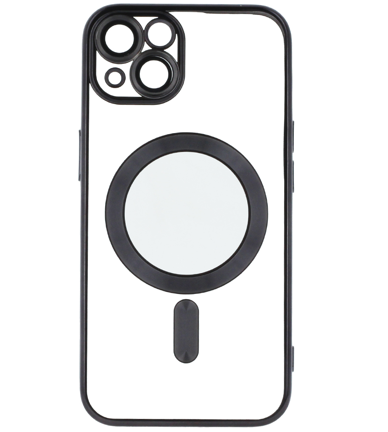 Coque MagSafe pour Apple iPhone 18 Pro / 17 Pro, OEM, Color Chrome Mag, Noire