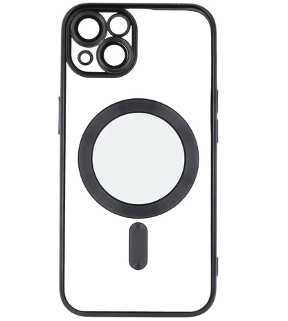 Coque MagSafe pour Apple iPhone 18 Pro / 17 Pro, OEM, Color Chrome Mag, Noire