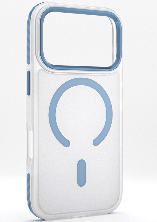 Custodia MagSafe per Apple iPhone 18 Pro Max / 17 Pro Max, Etteri, Icy Mag, Blu