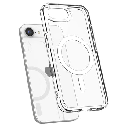 Coque MagSafe pour Apple iPhone 17e / 16e, Spigen, Ultra Hybrid, Blanche ACS09139