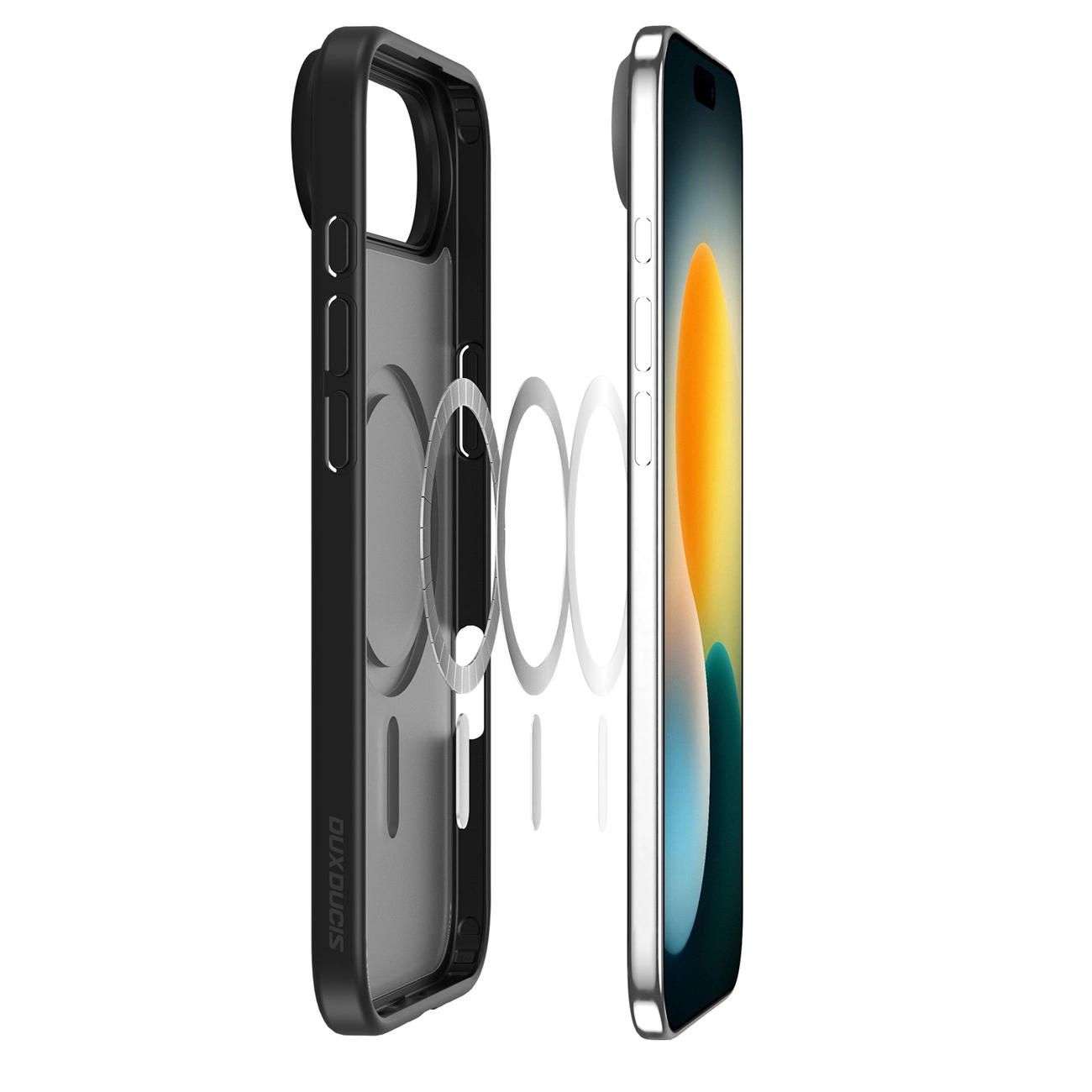 Custodia MagSafe per Apple iPhone 17 Air, DUX DUCIS, Yind, Nera