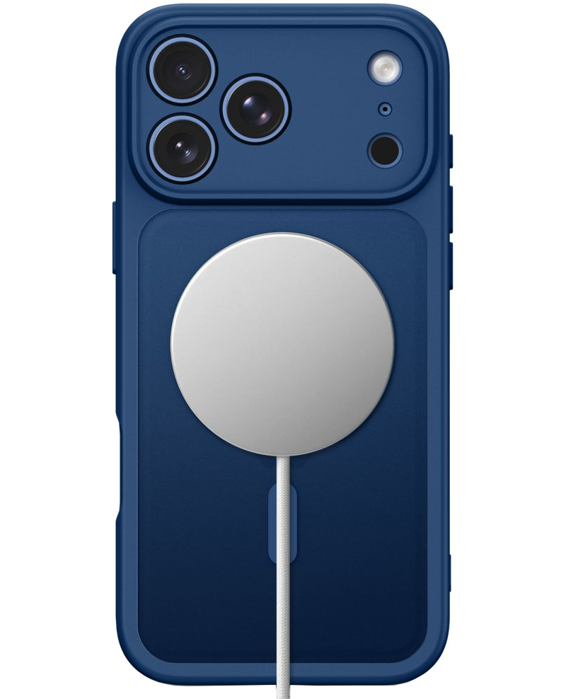 MagSafe-Hülle für Apple iPhone 18 Pro / 17 Pro, Tech-Protect, BasicMag, Mattes Marineblau