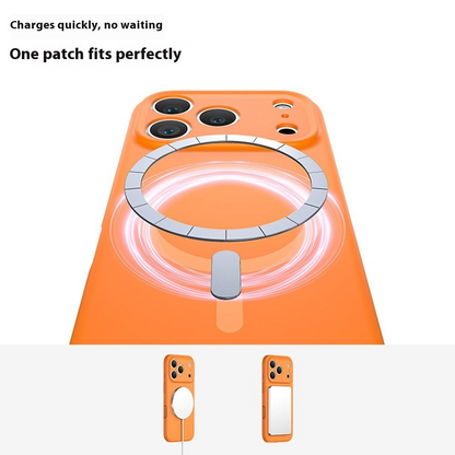 Custodia MagSafe per Apple iPhone 17 Pro Max, OEM, Silicone Liquido, Turchese