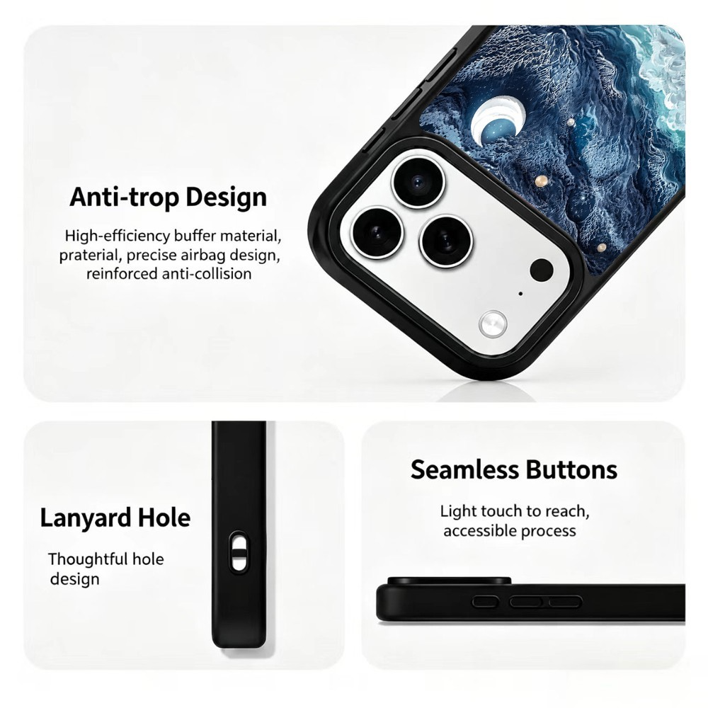 MagSafe-Hülle für Apple iPhone 18 Pro Max / 17 Pro Max, OEM, S00025, Mehrfarbig