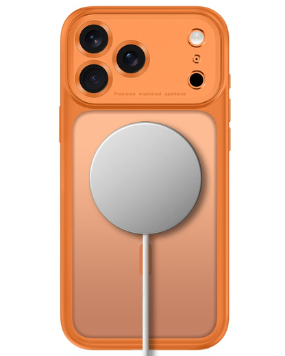 Coque MagSafe pour Apple iPhone 18 Pro Max / 17 Pro Max, Tech-Protect, MagPeak CC, Orange Mat