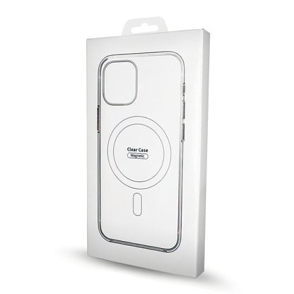 Custodia MagSafe per Apple iPhone 16 Pro, OEM, Clear con Protezione per la Fotocamera, Trasparente