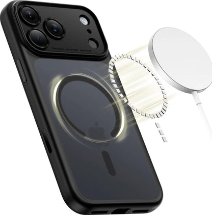MagSafe-Hülle für Apple iPhone 17 Pro, Tech-Protect, MagPeak, Matt Schwarz