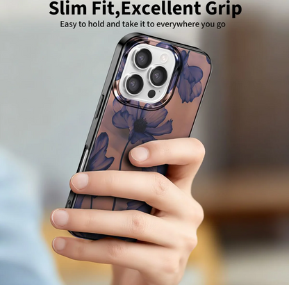 Étui MagSafe pour Apple iPhone 16 Pro Max, Tech-Protect, Lamano Velvet Night, Noir